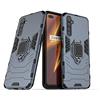 MaiJin LuluMain Compatibile con Realme 6 PRO Cover, Custodia Armor Anello Cavalletto (Funziona con Il Supporto Magnetico per Auto) Case Paraurti per Oppo Realme6 PRO (Blu Navy)