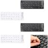 YUGUOLAN 4 adesivi per tastiera, in lingua tedesca, per tastiera, in lingua tedesca, universali, per tastiere PC/laptop e notebook
