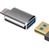 zoyuzan Adattatore da Lightning a USB OTG 3.0 per iPhone 14 13 Pro Max fotocamera connettore trasferimento dati adattatori per porte iPad tastiera connettore femmina per Apple MFI Certified fotocamera