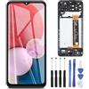 ZOETEC Schermo di ricambio per Samsung Galaxy A13 4G SM-A135F SM-A137F Display LCD Touch Screen Digitizer montaggio completo con telaio, set di strumenti di riparazione