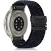 KeHowy 20mm Nylon Cinturino per Amazfit Active 2 (Square)/Active/GTR Mini/GTS 4/4 Mini/GTS 3/2/2e, Sport Elastica Intrecciato Ricambio Cinturini per Amazfit GTR 42mm/Bip S/Bip 3/3 Pro/Lite -Blu scuro