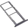 Generico Carrello Vassoio alloggio tray Compatibile con LG K42 / K52 LMK420 LMK420H LMK420E LMK420Y porta scheda nano Sim1+ SIM 2 + SLOT SLITTA Alloggio Memoria Micro Sd CARD (Black)