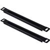 GeeekPi cable Manager Rack Mount Panel con Fiancheggiante per Entrata Cavi, compatibile con DeskPi RackMate T1/T0/T2 e Cassetti di Servizio o Gabinetti Reti 10 pollici (2PC)