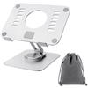 Marjoramy Supporto Tablet, Supporto Tablet Regolabile E Girevole a 360° Porta in Alluminio Compatibile, Compatibile con telefono, tablet, switch, monitor portatile, dispositivi da 4-13,0 pollici