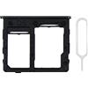 MMOBIEL Doppio Vassoio Carta SIM Compatibile con Samsung Galaxy A32 5G 2021 - Porta Scheda SIM Incl il pin della SIM - Nero