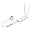 VONETS VAP11S-232 Bridge WiFi industriale ad alta potenza 2,4 GHz / amplificatore / mini router / adattatore Ethernet per WiFi prolunga hotspot con 2 porte RJ45 / antenne alimentazione USB/CC per
