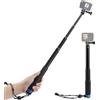 TYBYBB Selfie Stick Allungabile 94 cm Monopèdista Fotocamera Impermeabile Asta Telescopica Compatibile con DJI Osmo Action 5/4/3, per GoPro Hero 13/12/11/10/9/8/7/Max