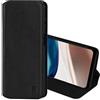 32ndShop 32nd Serie Classica 2.0 - Custodia a Portafoglio in Pelle Vera per Motorola Moto G42, Case Realizzato in Pelle Premium con Diversi Comparti, Chiusura Magnetica e Supporto Integrato - Nero