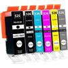 Supply Guy 6 Cartucce Per Stampanti con Chip compatibile con Canon PGI-525 / CLI-526 per Canon Pixma MG6150 MG6200 MG6250 MG8150 MG8200 MG8240 MG8250