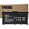 BLESYS TF03XL 920070-855 920046-421 920046-541 920070-856 HSTNN-UB7J HSTNN-LB7J HSTNN-LB7X TF03041XL Batteria per HP Pavilion 14-bf 14-bp 14-bk 14-bd 15-cc 15-cd 15-ck PC portatili 11.55V 41.9Wh