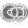 Pyle PLMR60S - Altoparlanti a 2 vie, a tenuta stagna, da 150 W, 16,5 cm, colore: Argento