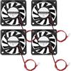 ECSiNG 4 Pezzi DC 24V 6010 Ventola di Raffreddamento Senza Spazzole Cuscinetti A Olio Ventola 60x60x10mm per Il Raffreddamento PC Fai da Te Case del Computer CPU Dispositivi di Raffreddamento