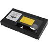 Tosuny Adattatore per Cassette VHS-C Compatibile con Videocamere S-VHS e Nastri Standard da 1,2Mm, Convertitore Elettrico, Non Compatibile 8 Mm/MiniDV/Hi8