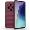 RankOne Custodia in Silicone Liquido Airbag per Redmi 14C (4G) / POCO C75 (6.88 Inches) - Viola Scuro