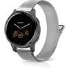 Niboow 18mm Cinturino per Huawei Watch GT 5 41mm/GT 4 41mm, Magnetico Traspirante Metallo Cinturino per Garmin Venu 3S 41mm/Forerunner 265S/Forerunner 255S/255S Music/Vivoactive 4S 40mm - D'argento