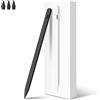 MEKO Penna per Apple iPad 2018-2025 con potenza di ricarica rapida, penna con palm rejection e sensibilità di inclinazione, penna per iPad 6-10/A16, Pro M4/13,11, 12.9, Mini 5.-7., Air M2/M3 3.-5.