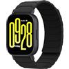 Hinnwer 22mm Cinturino Compatibile con Xiaomi Watch S5 46mm/Watch 5/S4 47mm/S4 Sport/Redmi Watch 5 Active/5 Lite, Cinturini Magnetico Silicone Sportiva per Xiaomi Watch 2 Nero