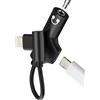 HOYULLI Adattatore jack da Lightning a 3,5 mm (2 in 1) per iPhone 14 13 12 11 Pro Max 7 8 audio di ricarica splitter per Apple MFi Certified Aux Auto Accessori per iPad Caricabatterie Headphone Jack