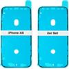 IS-TECK Set di 2 adesivi di ricambio per iPhone XS per display e custodia, pellicola impermeabile LCD