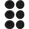 eModwey 6pcs Auricolare Gomma Piuma Della Spugna Dei Rilievi Cuscini Da 50mm Per Koss Porta Pro PX100 PP Per Cuffie Koss Porta Pro, Sennheiser,Philips,Panasonic RP-HT21, AKG Schiuma Paraorecchie,2 Pollic