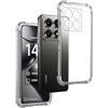 REY Cover in Gel TPU Anti-Shock per XIAOMI 14T, Morbido Silicone Custodie Protettivo Case, Anti-Scratch, Protettiva Sottile Back Cover
