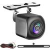 YZGWWIU AHD Telecamera Retromarcia per Auto Visione Notturna/Impermeabile Plug and Play (Cavo Video 6M)