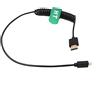 HangTon 4K 60Hz 8K Micro HDMI HDMI 2.1 Cavo a spirale per Sony A6400 A7R A7s Canon R5 R6 R7 GH4 S5 Z50 Fotocamera ATOMOS Ninja V Portkeys Monitor Tipo A D