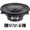 Ciare 1 tweeter CW13500Z CW 13590Z luidspreker mid bass 13,00 cm 130 mm diameter 50 watt rms 100 watt max impedantie 4 ohm autodeuren rubberen ophanging, 1 stuk + 5 stickers