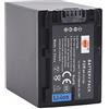 DSTE NP-FV100 NP-FV100a (5700 mAh/7,4 V), batteria compatibile con Sony DCR-SR15 DCR-SR68 DCR-SR88 DCR-SX65 DCR-SX85 HDR-CX105 HDR-CX110 HDR-CX115
