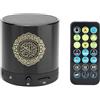 Hitopin Altoparlante Corano Portatile Altoparlante Corano Lettore MP3 con Telecomando, USB Ricaricabile, 8GB TF FM, Nero