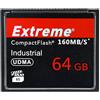 zhongsir Extreme - Scheda di memoria flash compatta da 64 GB, scheda CF ad alta velocità, velocità UDMA fino a 160 MB/s per fotocamera SLR, schede di memoria da 64 GB, CF-NEW-64-RED