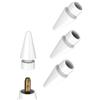 Aksenli per Apple Pencil Punte Ricambio(4 Pack) per iPad Penna Stilo 1st Generazione Pennino Tips Accessori Tablet Porta Kit Stylus Connettore Sostitutivo Pen Stilografica per iPhone Tip Generation