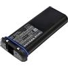 TECHTEK Batteria 1800mAh compatibile con [Icom] IC-IC-M2A, IC-IC-M31, IC-M21, IC-M32 sostituisce BP-224, BP-224H FBA