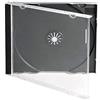 Dragon Trading 5 custodie Jewel per CD/DVD da 10,4 mm per 1 disco con vassoio nero (confezione da 5)