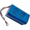 AOLIKES Batteria 18650 1s4p 10400 mAh 3,7 V ricaricabile agli ioni di litio con spina XH2,54/3P / celle 5C/quadrate/supporta la ricarica rapida