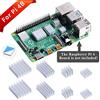 GeeekPi 8Pcs Dissipatori di Calore per Raspberry Pi 4 Modello B, Raspberry Pi 4B Dissipatori di Alluminio con Nastro Adesivo Conduttivo Termico per Raspberry Pi 4B (Raspberry Pi Non è Inclusa)