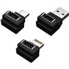 Chenyang Confezione da 3 Adattatori per Pannello Frontale USB 3.1/3.0/C a Tipo E
