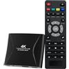 ZUMKUNM Lettore multimediale digitale UHD 4K per unità USB e schede MicroSD, Digital Signage, H.265/HEVC H.264/AVC MP4 MKV Video MP3 Musica JPG Foto, 4K HDMI, AV Analogico, riproduzione automatica e Resume
