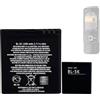 HIGHAKKU Batteria di ricambio BL-5K compatibile con No-kia N85 N86 C7 BL5K