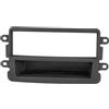 tomzz Audio 2409-002 Pannello radio compatibile con Dacia Lodgy Dokker Duster Sandero dal 2012 Renault Captur dal 2013 grigio scuro