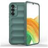 SZGULAIKE Cover per Samsung Galaxy A34 5G, [Design dell'airbag] Robusto Custodia Sottile Protettiva, Silicone Morbido + TPU Bumper Case Antiurto Anti-Caduta Cover -Verde