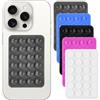 Wisebom 10 Pezzi Supporto Telefono Auto Silicone Ventosa per Telefono Supporto per Telefono Multiuso Porta Cellulare Auto Ventosa per Alimentazione Mobile Telefoni (5 Colori)