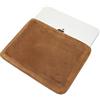 CONTACT'S FAMILY Custodia protettiva sottile in pelle per MacBook Pro da 14 pollici (versione orizzontale) (marrone)