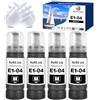 Nextpage 104 Inchiostro 104 Nero Et2820 Inchiostro Compatibile per Epson EcoTank ET-2710 ET-2712 ET-2714 ET-2715 ET-2720 ET-2721 ET-2726 ET-2810 ET-2811 Et2812 10 10 4 bottiglie di inchiostro (4 X