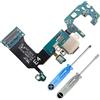 MMOBIEL Connettore caricatore compatibile con Samsung S8 G950F Micro porta per caricare con cavo flessibile incl cacciaviti