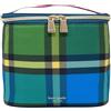 Kate Spade New York Borsa termica per il pranzo, piccola borsa termica per il pranzo, borsa termica con doppia cerniera e maniglia per il trasporto, Grand Plaid Duo