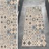 Ymural Tappeto antiscivolo per corridoio, beige, 110 x 150 cm, stile bohémien, antiscivolo, lungo, lavabile, per corridoio e camera da letto
