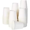 SECO STORE - Bicchieri caffè - ecologici in cartoncino bianco - 80 cc - 2000 pezzi in 10 confezioni da 50