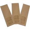 IMBALLAGGI ALIMENTARI PZ 50 SACCHETTO IN CARTA CON FINESTRA BUSTA ASTUCCIO PER ASPORTO ALIMENTI PAPER BAG