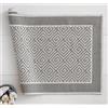Generico Tappeto Sardo Art. Labirint Linea Oro Artigianale con Certificazione Oeko-Tex - Stile Tradizionale ed Ecologico - Lavabile e Resistente (grigio, 80x150)